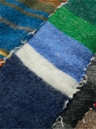 Greg Lauren - Scrapwork GL1 Distressed Wool, Denim and Linen Jacket - Gray