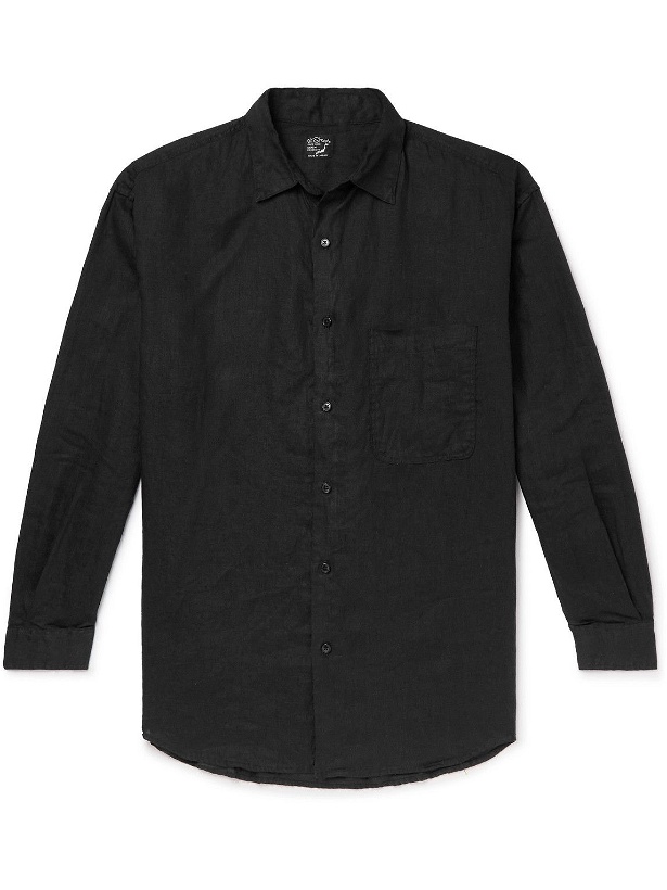 Photo: OrSlow - Linen Shirt - Black