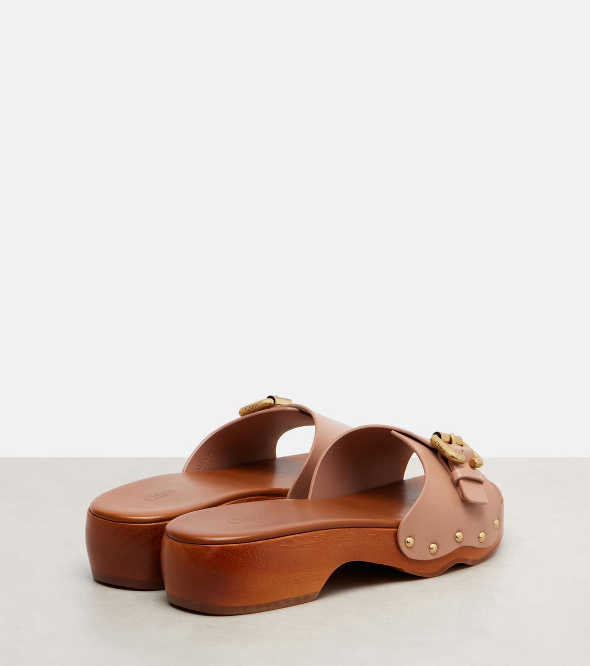 Chloé Jeannette 40 embellished leather clogs