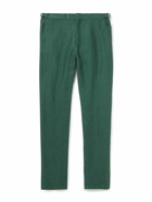 Orlebar Brown - Griffon Straight-Leg Linen Trousers - Green