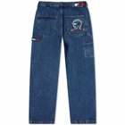 Tommy Jeans x Patta Denim Carpenter Pant in Light Blue Denim