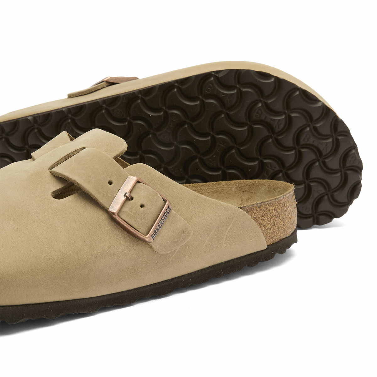 Birkenstock Boston SFB Clog - Tobacco Brown Oiled Leather