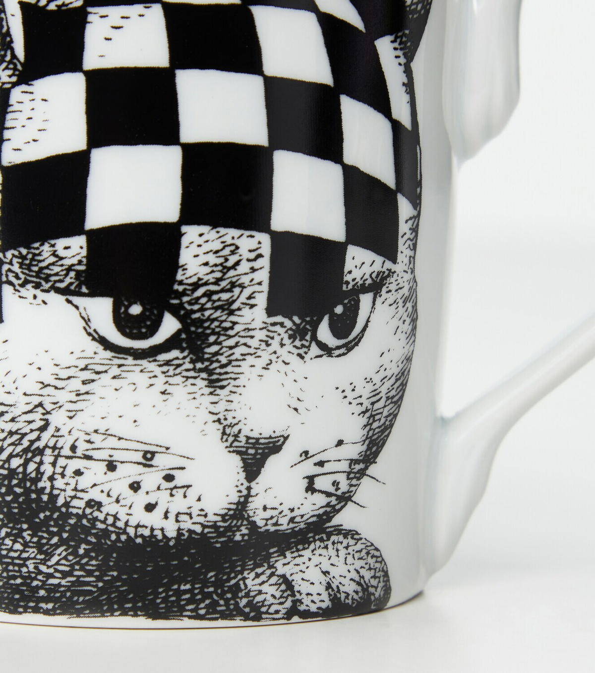 Fornasetti High Fidelity porcelain mug