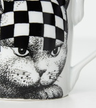 Fornasetti High Fidelity porcelain mug