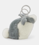 Loewe x Suna Fujita Bunny shearling coin purse