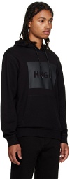 Hugo Black Printed Hoodie