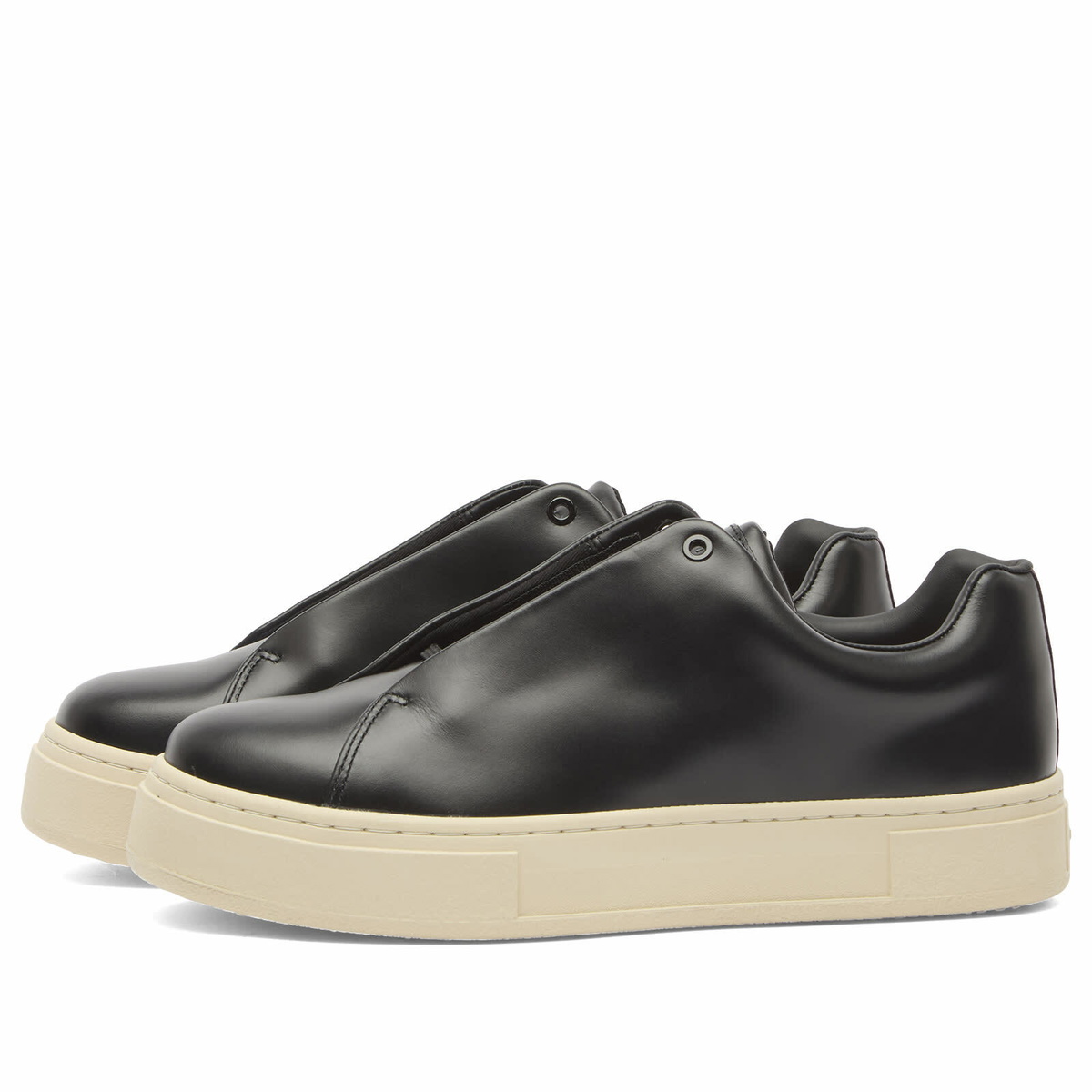 Eytys Men's Doja Leather Sneakers in Black