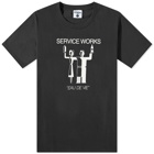 Service Works Men's Eau De Vie T-Shirt in Black