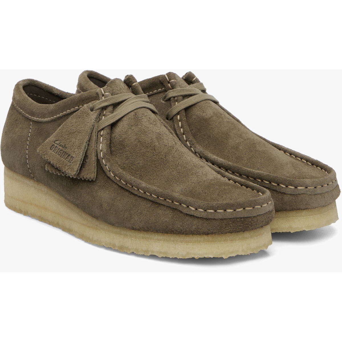 Clarks Originals Gray Wallabee Derbys
