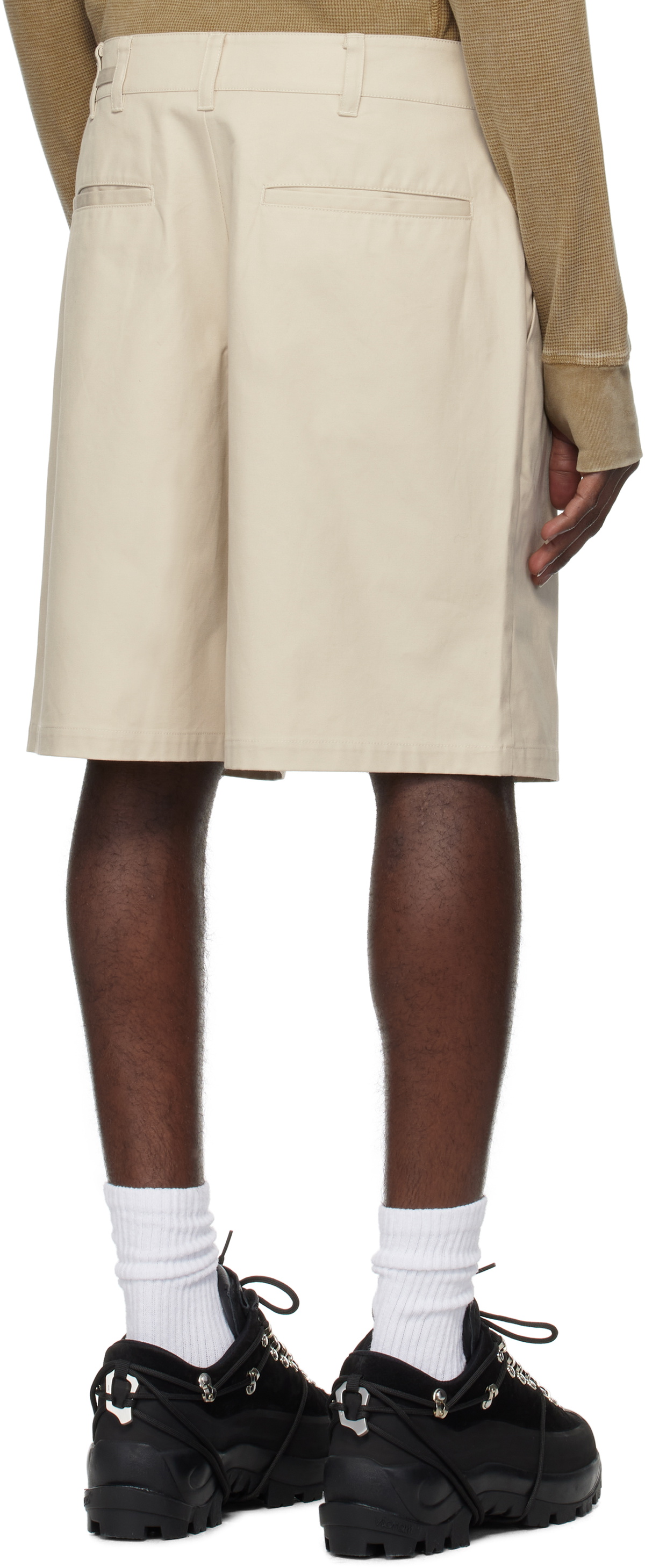 HELIOT EMIL Beige Igneous Shorts