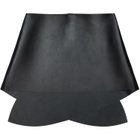 Givenchy Black Lamb Leather Scarf