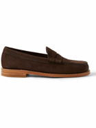 G.H. Bass & Co. - Weejun Nubuck Penny Loafers - Brown