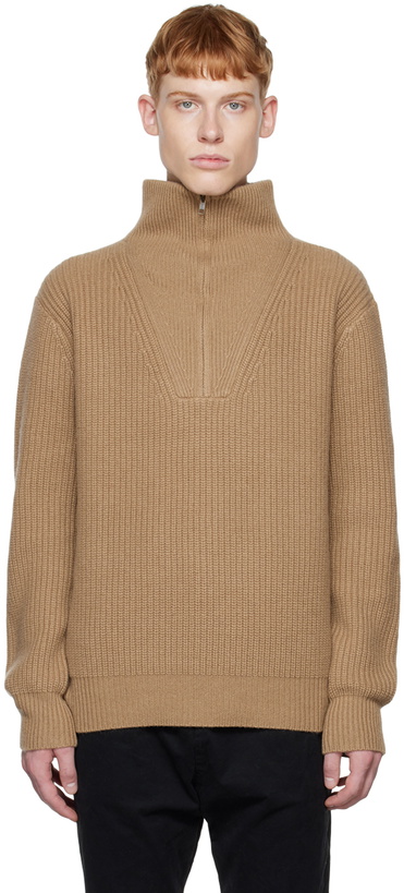 Photo: Nili Lotan Tan Heston Sweater