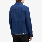 Folk Men's Waffle Prism Jacket in Indigo Waffle