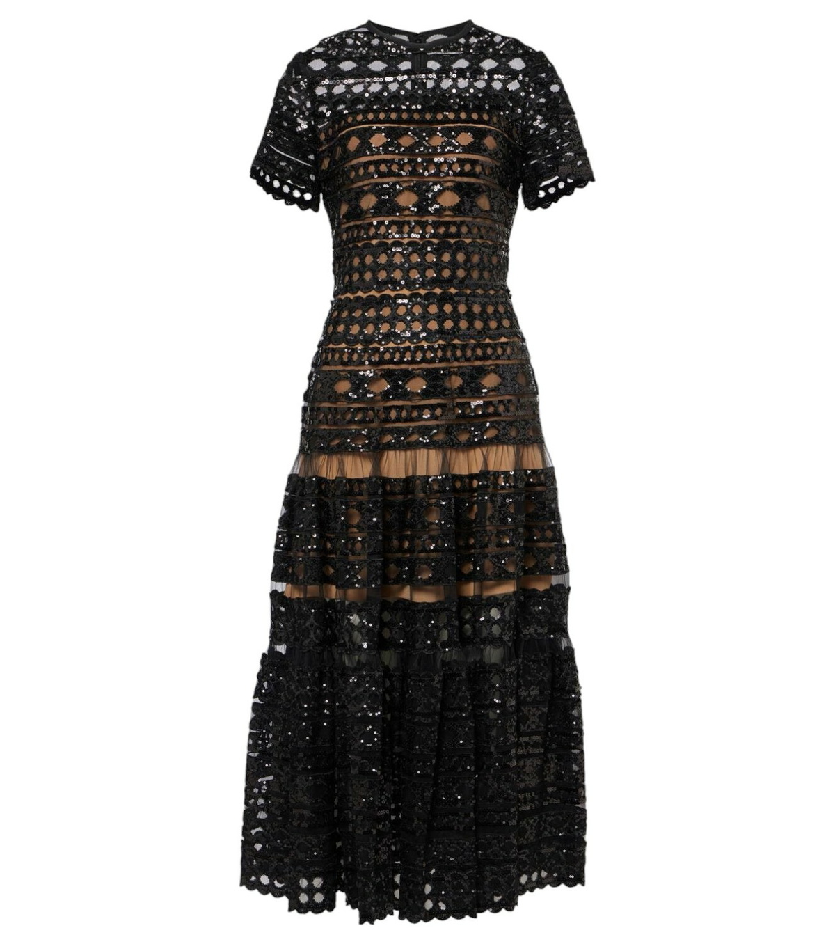 Elie Saab Macramé midi dress Elie Saab