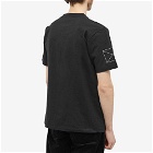 Space Available Men's Upcycled Mecelial Network T-Shirt in Black