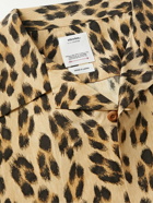 Visvim - Caban Camp-Collar Leopard-Print Silk Shirt - Animal print