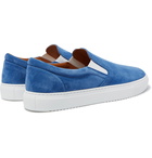 Mr P. - Larry Suede Slip-On Sneakers - Blue