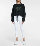 Fendi Vertigo convertible cotton sweatshirt