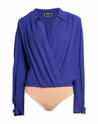Elisabetta Franchi Womens Bodysuit in Blue
