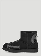 Logo Print Mini Boot in Black