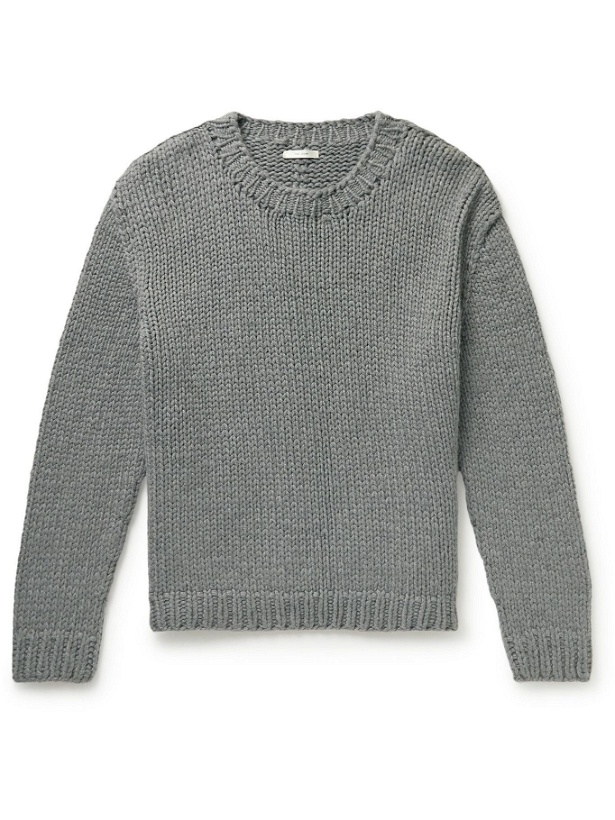 Photo: The Row - Darone Cashmere Sweater - Gray