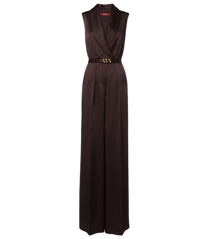 Photo: Max Mara Belted satin jumpsuit