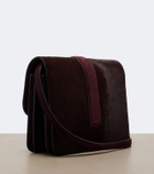 Khaite Blake Medium calf hair crossbody bag