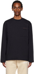 Jacquemus Black Le Papier 'Le T-Shirt Bricciola' Long Sleeve T-Shirt