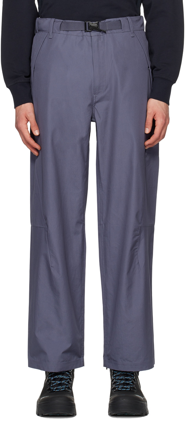 C.P. Company Blue Belted Trousers