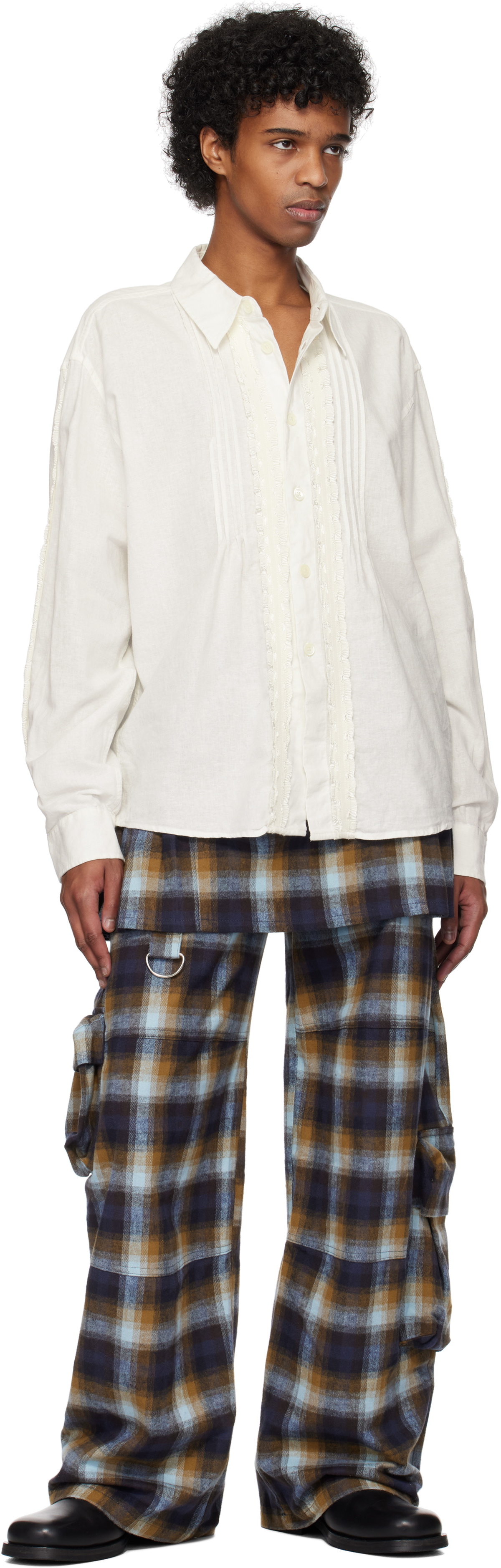 Collina Strada Navy Lawn Cargo Pants