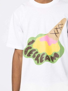 ICECREAM - Cotton Dropped Cone Print T-shirt