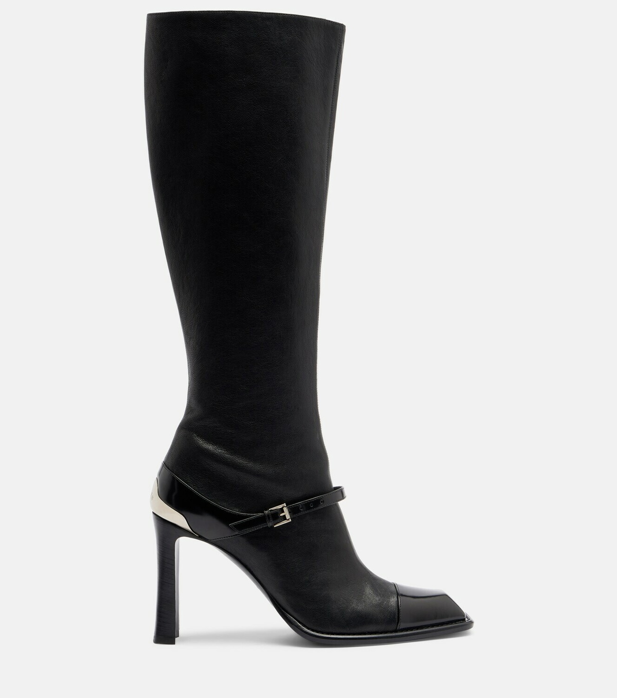 McQueen Niko leather knee-high boots