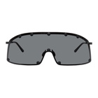 Rick Owens Black Shielding Sunglasses