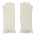 Gucci Off-White Crochet Gloves