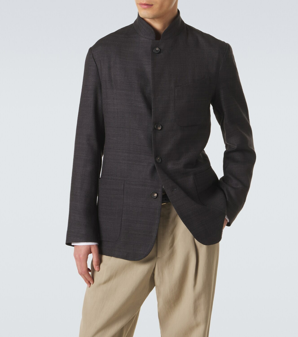 Saman Amel Nehru silk jacket