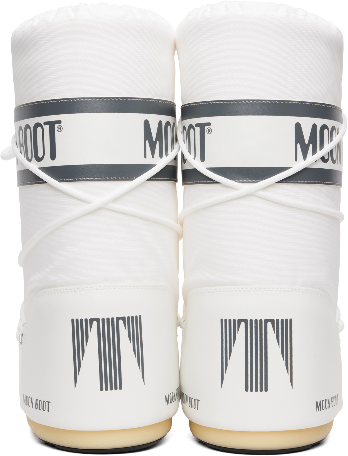 Moon Boot White Icon Nylon Boots
