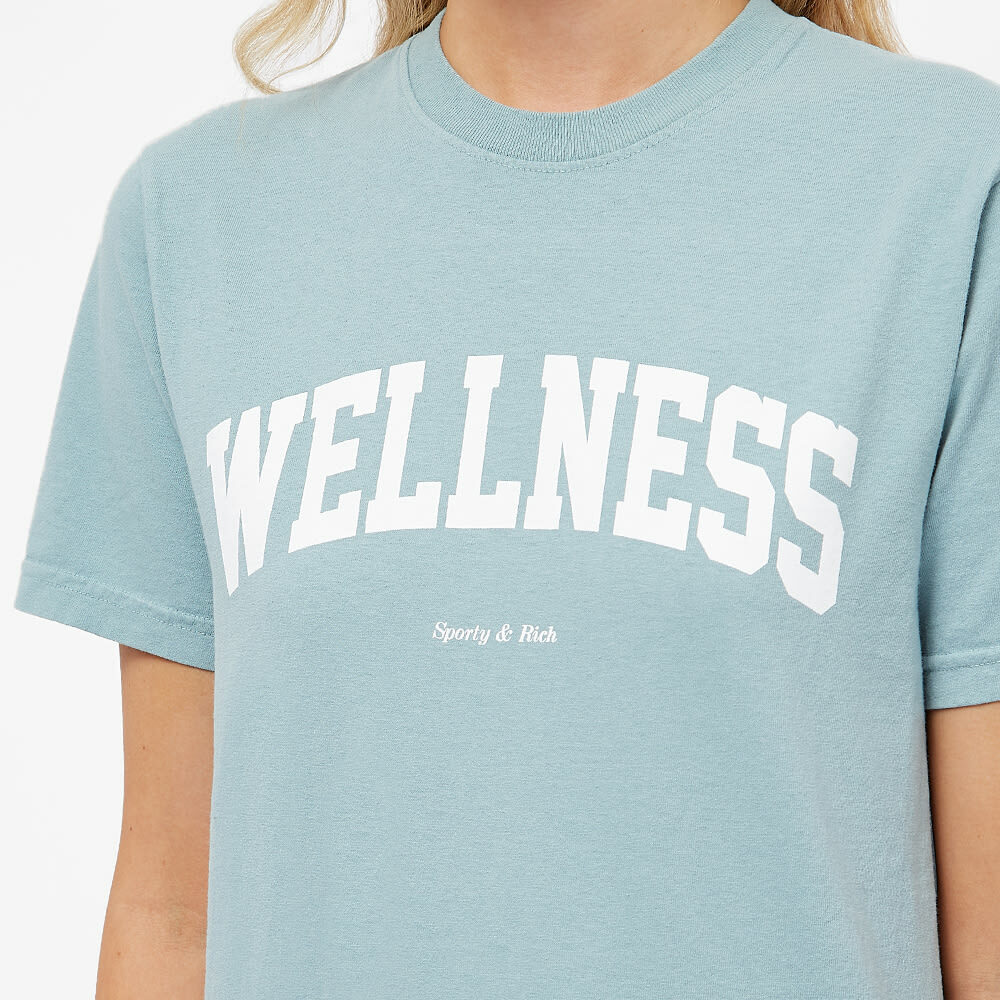 Sporty & Rich Women's Wellness Ivy T-Shirt in Soft Blue