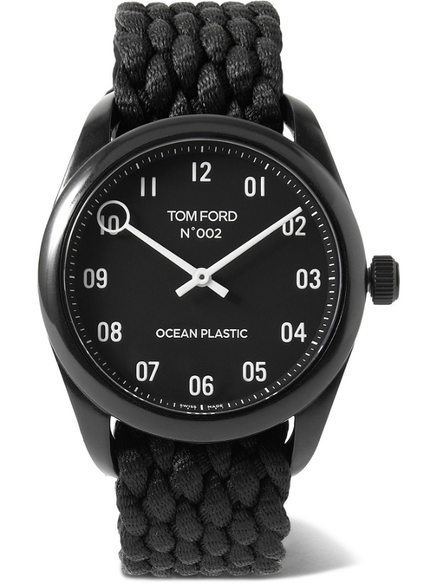 Photo: TOM FORD TIMEPIECES - 002 40mm Recycled Ocean Plastic Watch