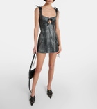 KNWLS Nihil leather minidress