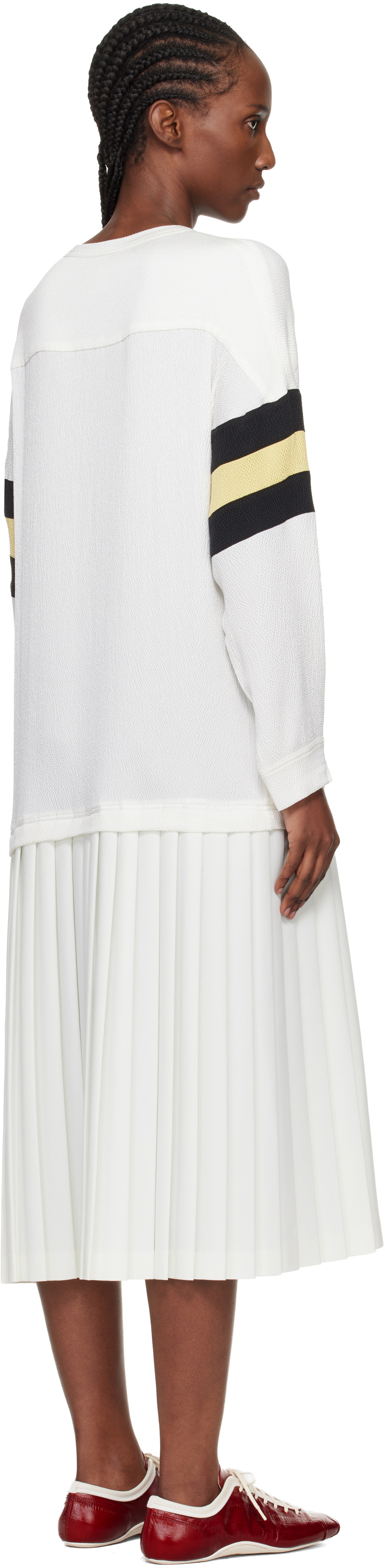 Stefan Cooke Off-White Stadium Midi Dress