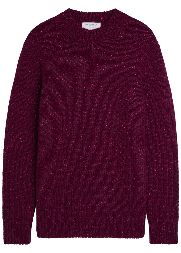 Photo: Gabriela Hearst Alfie Cashmere Jumper Bordeaux