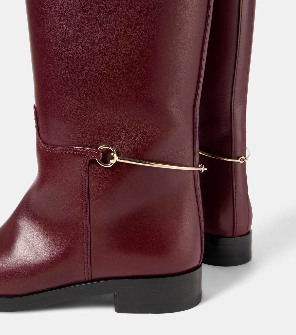 24AW new/GUCCI レザーニーハイブーツ Boots Red グッチ ウィメンズ ウィンター ニーハイブーツ | GUCCI® JP