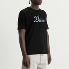 Dime Men's Cursive Paper Cut T-Shirt in Black