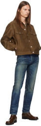 John Elliott Tan Ryder Oversized Moleskin Jacket