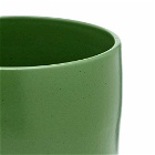 The Conran Shop Piede Footed Speckle Plant Pot in Green