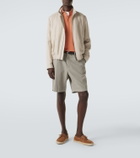 Brunello Cucinelli Cotton gabardine Bermuda shorts