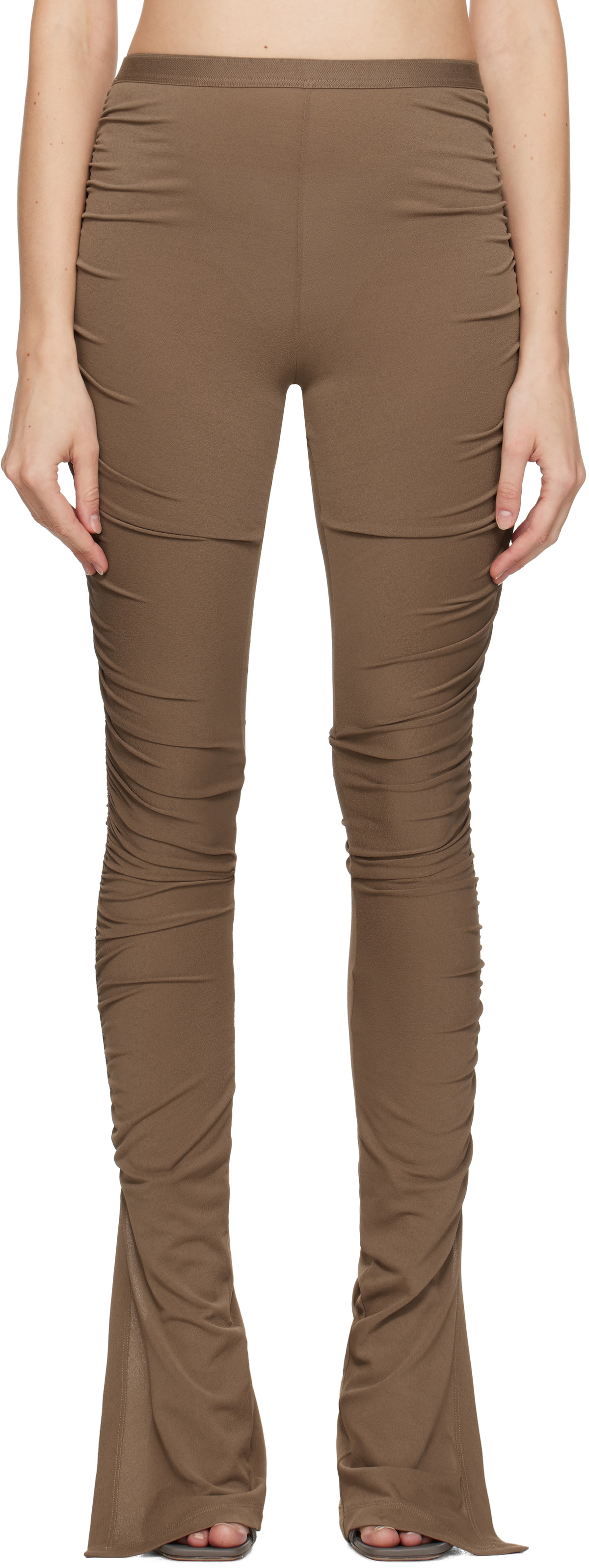 Rick Owens Lilies Tan Porterville Svita Leggings