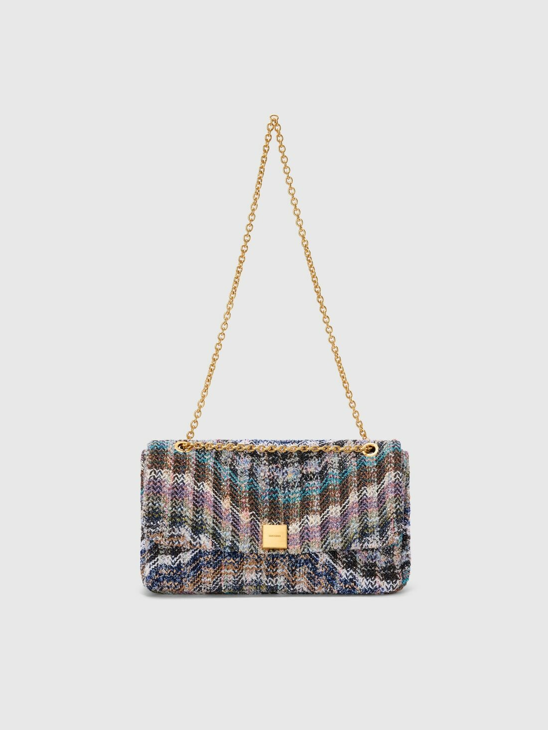 Missoni - Shoulder bag in wool blend, Women, Multicoloured