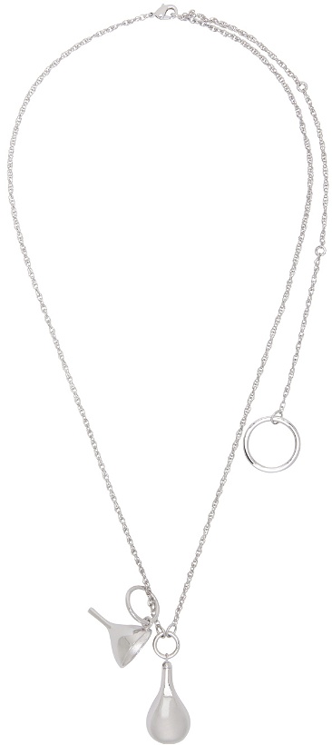 Photo: LEMAIRE Silver Small Perfume Bottle Pendant Necklace